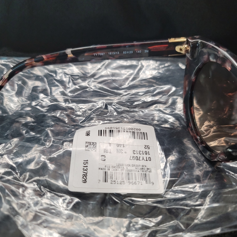 NWT Tory Burch Stunning Pearl Tortoise TY7097 Sunnies Sunglasses - Picture 5 of 7